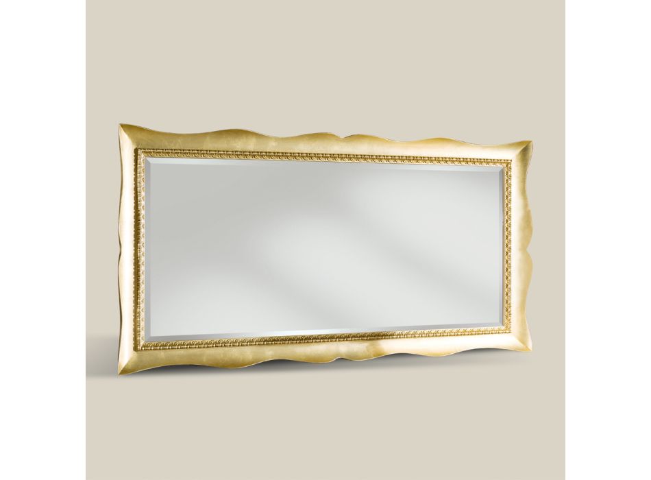 Pasqyrë drejtkëndore me kornizë në formë klasike Prodhuar në Itali - Lara Viadurini