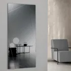 Pasqyrë Drejtkëndëshe me Gdhendje me Lazer Prodhuar në Itali - Alberta Viadurini