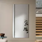 Pasqyrë Drejtkëndëshe me Shtesë Anësore në Dy Ngjyra Prodhuar në Itali - Lumis Viadurini