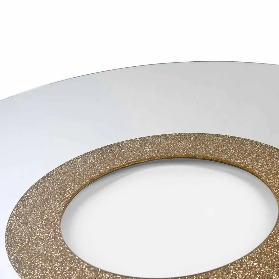 Pasqyrë e rrumbullakët e dizajnit modern të bërë në Itali Aris Viadurini