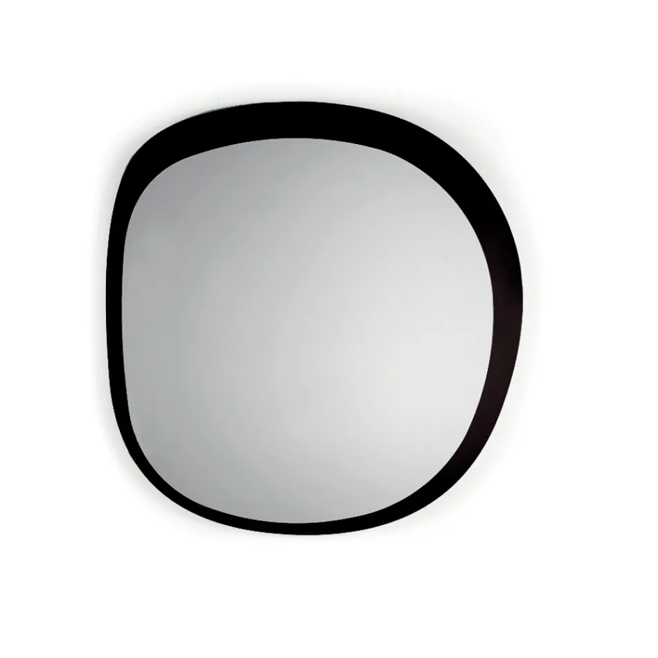 Pasqyrë me formë të bërë nga dy panele xhami të mbivendosura, e prodhuar në Itali - Alida Viadurini