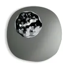 Pasqyrë me formë me futje qelqi të valëzuar Prodhuar në Itali - Adalberta Viadurini