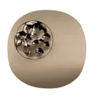 Pasqyrë me formë me futje qelqi të valëzuar Prodhuar në Itali - Adalberta Viadurini