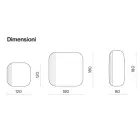 Pasqyrë me Formë me Shtresë me Vija Prodhuar në Itali - Alessia Viadurini