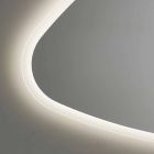 Pasqyrë e formuar me zmerilim me rërë dhe ndriçim të dritës prodhuar në Itali - Eurano Viadurini