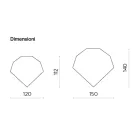 Pasqyrë me Formë, e Disponueshme në 2 Ngjyra dhe 2 Madhësi - Bonella Viadurini
