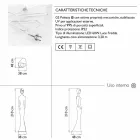 Dizajni i Kati i Statujës me Dritë me Dritë të Led për Indoor - Penelope nga Myyour Viadurini