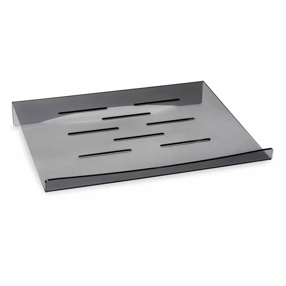 Mbështetëse për laptopë në Dizajn Pleksiglas transparent ose të tymosur 2 copë - Nerdino Viadurini