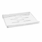 Mbështetëse për laptopë në Dizajn Pleksiglas transparent ose të tymosur 2 copë - Nerdino Viadurini