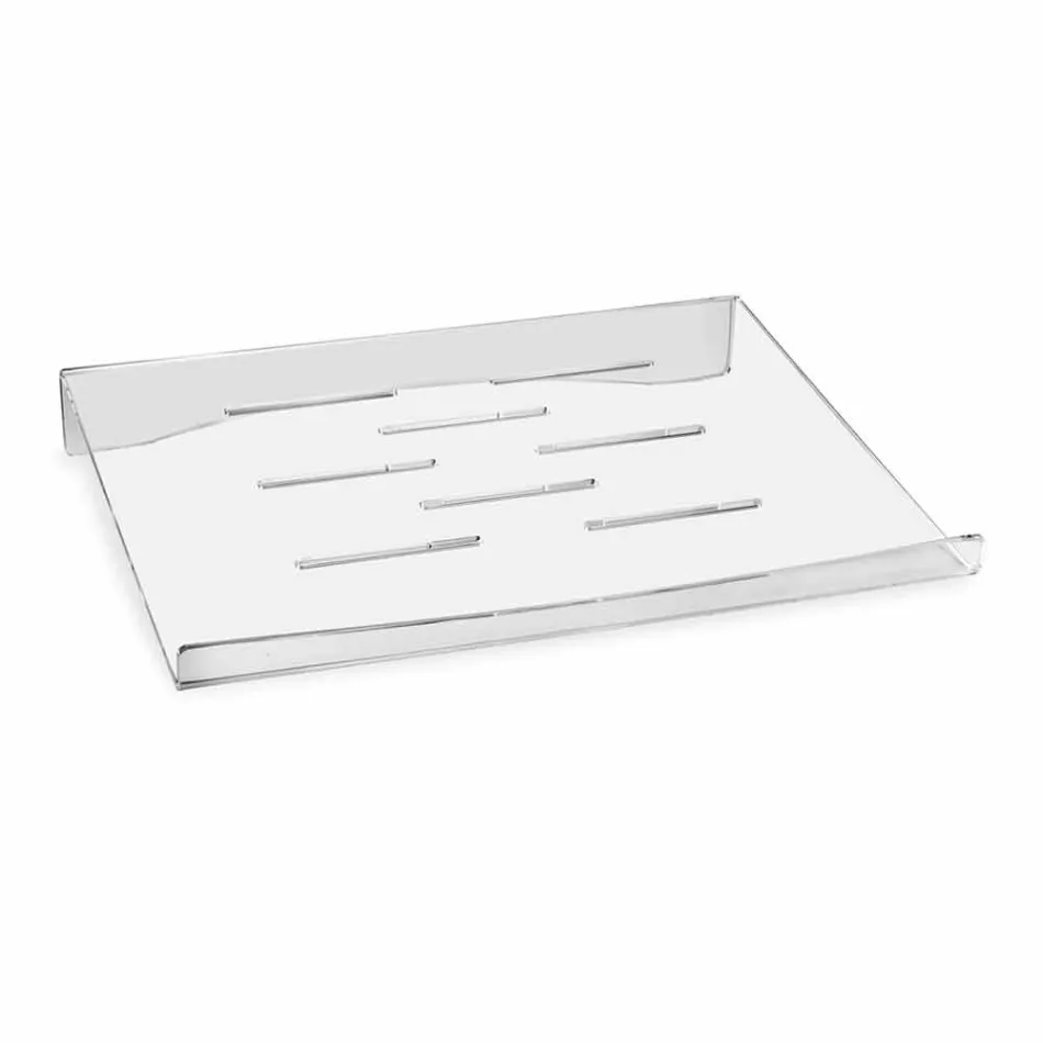 Mbështetëse për laptopë në Dizajn Pleksiglas transparent ose të tymosur 2 copë - Nerdino Viadurini