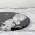 Pllaka prerëse dhe Aksesorë kuzhine në model luksoz prej mermeri, druri dhe çeliku - Icaro Viadurini