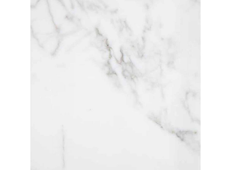 Bordi modern i prerjes në mermer të bardhë Carrara i bërë në Itali - Biblon Viadurini