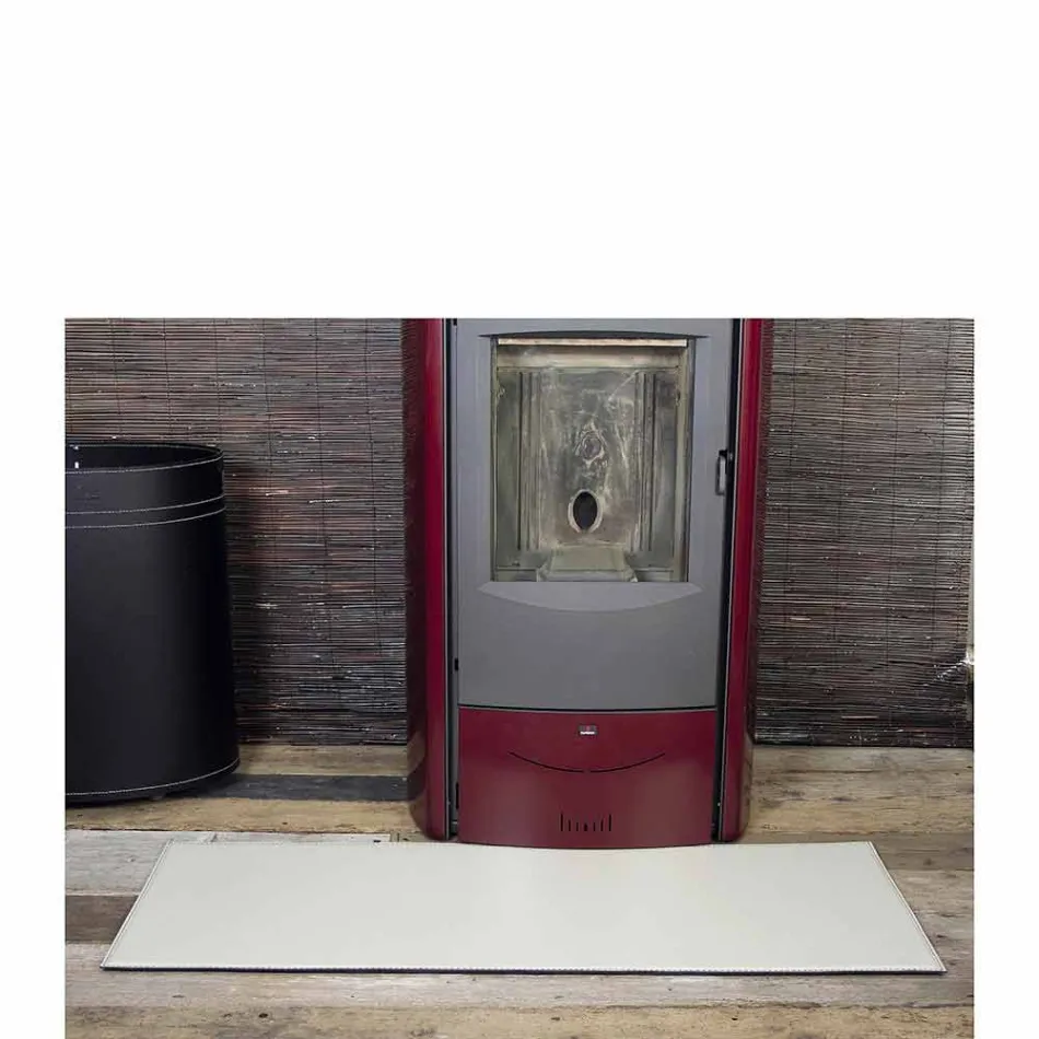 Fireplace prej lëkure Rio / Sobë Mat e bërë në Itali Viadurini