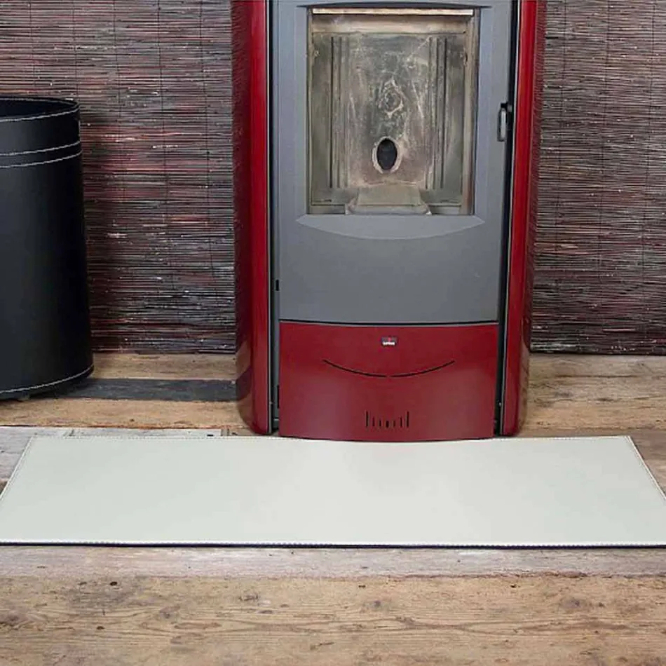 Fireplace prej lëkure Rio / Sobë Mat e bërë në Itali Viadurini