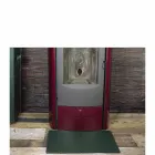 Lëkurë prej lëkure për Fireplace / Sobë Virgilio Made in Italy Viadurini