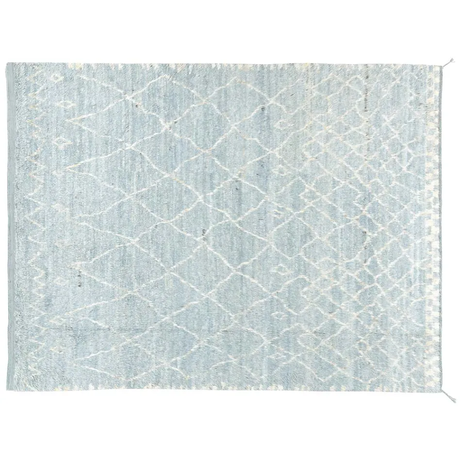 Qilim leshi me grumbuj të gjatë të punuar me dorë, thurur me dorë në Türkiye - Benedetta Viadurini