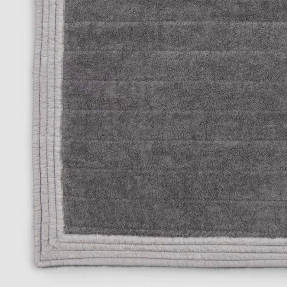 Qilim banjoje drejtkëndëshe me stil sfungjeri me ngjyrë Shabby Chic - Ginova Viadurini