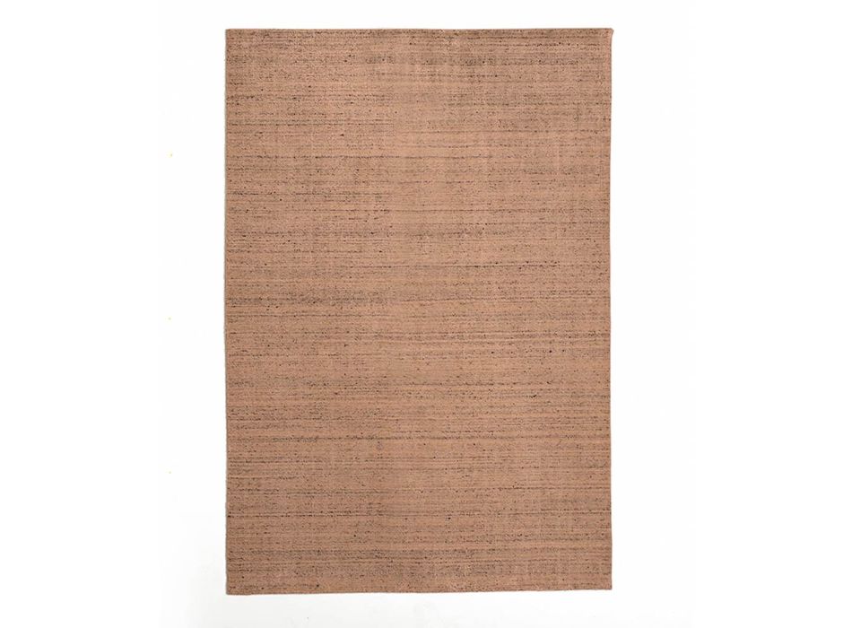 Tapeti i dhomës së ndenjes i prodhuar në një tezgjah manual në viskozë, lesh dhe pambuk - Cristel Viadurini