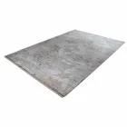 Designer Rug në Viscose dhe Acrylic Grey Grey me Dizajn - President Viadurini