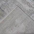 Designer Rug në Viscose dhe Acrylic Grey Grey me Dizajn - President Viadurini