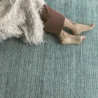 Qilima e punuar me dorë e endur në Indi Lesh me cilësi të lartë dhe mëndafsh bambu - Anella Viadurini