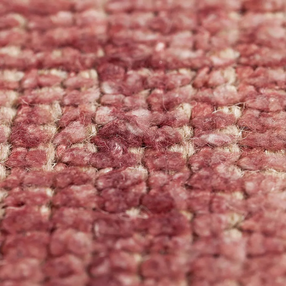 Qilim i punuar me dorë i endur në Indi Lesh me cilësi të lartë dhe mëndafsh bambu - Anella Viadurini