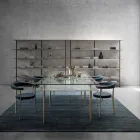 Qilim i punuar me dorë i endur në Indi Lesh me cilësi të lartë dhe mëndafsh bambu - Anella Viadurini