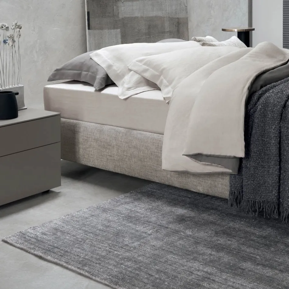 Qilima e punuar me dorë e endur në Indi Lesh me cilësi të lartë dhe mëndafsh bambu - Anella Viadurini