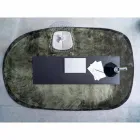 Qilim Oval Living Room në Poliamid me Shtypje Dixhitale - Palmer Viadurini