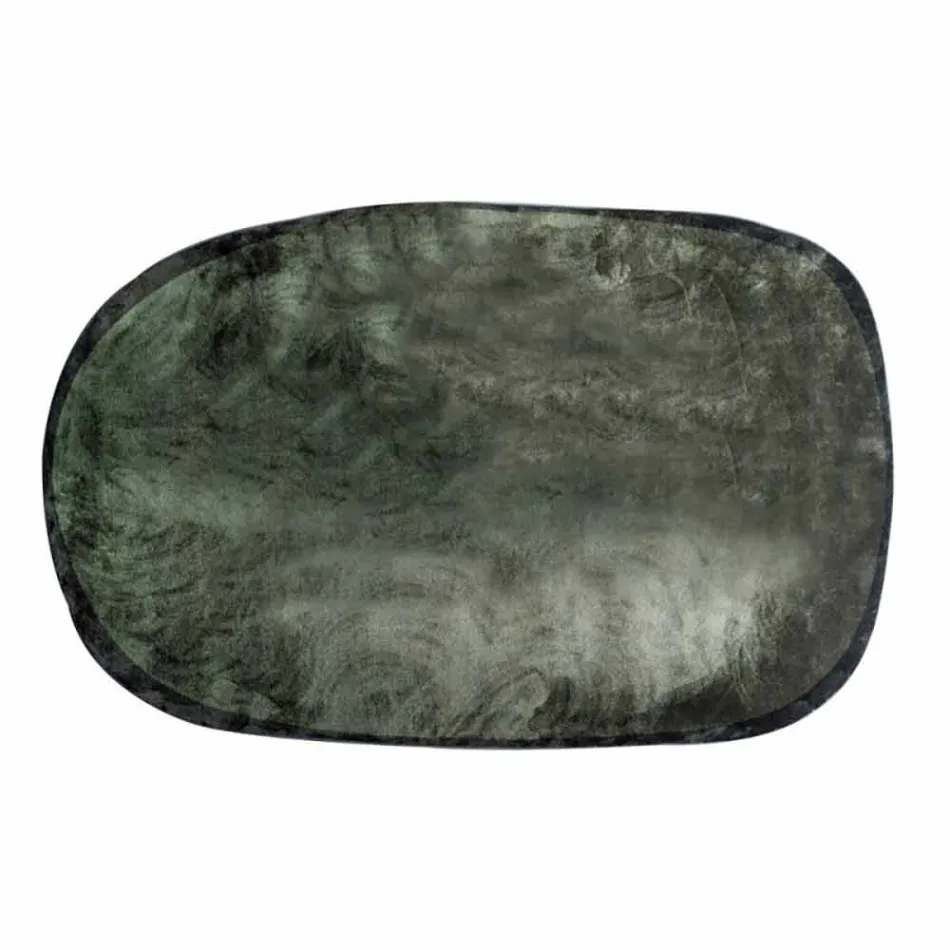 Qilim Oval Living Room në Poliamid me Shtypje Dixhitale - Palmer Viadurini