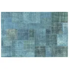 Qilim me nyje të dorës së dhomës së ndenjes me lara-lara artizanale në Türkiye - Raimund Viadurini