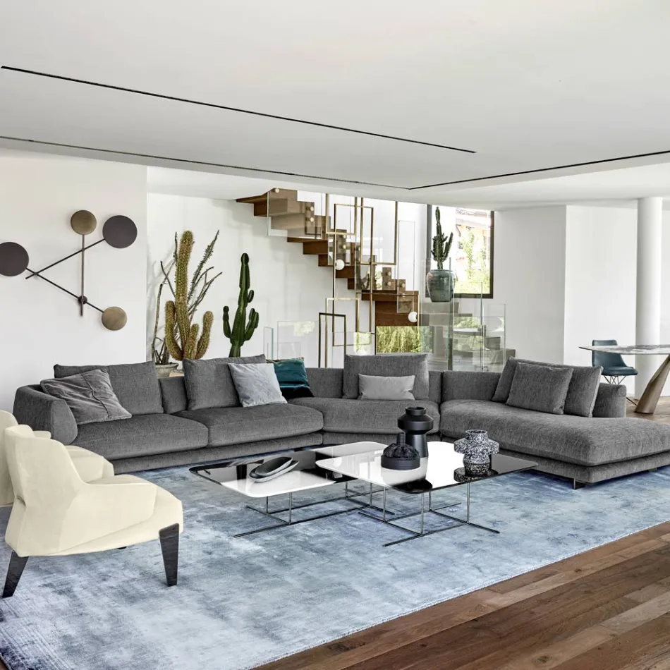 Tapeti i dhomës së ndenjes i punuar me dorë me fije viskoze të cilësisë së lartë në Indi - mbulesë Viadurini