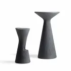 Tavolinë kafeje me Rrumbullakët të Lartë në Jashtë në Polietilen dhe HPL Prodhuar në Itali - Desmond Viadurini