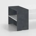 Tavolinë e ulët kafeje për dhomën e ndenjes me dru të bardhë 3 Finish - Rames Viadurini