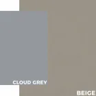 Tabela kafeje moderne e jashtme në alumin dhe laminat - Carmine2 Viadurini