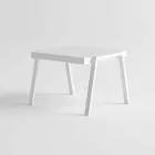 Tabela kafeje moderne e jashtme në alumin dhe laminat - Carmine2 Viadurini