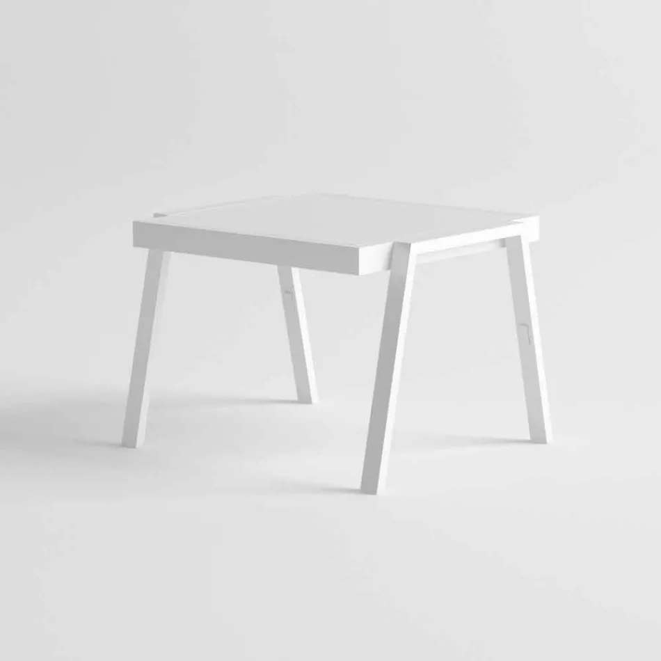 Tabela kafeje moderne e jashtme në alumin dhe laminat - Carmine2 Viadurini