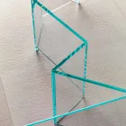 Tavolinë e ulët kafeje në gotë ekstra të pastër 2 Madhësia e prodhuar në Itali - e rastësishme Viadurini