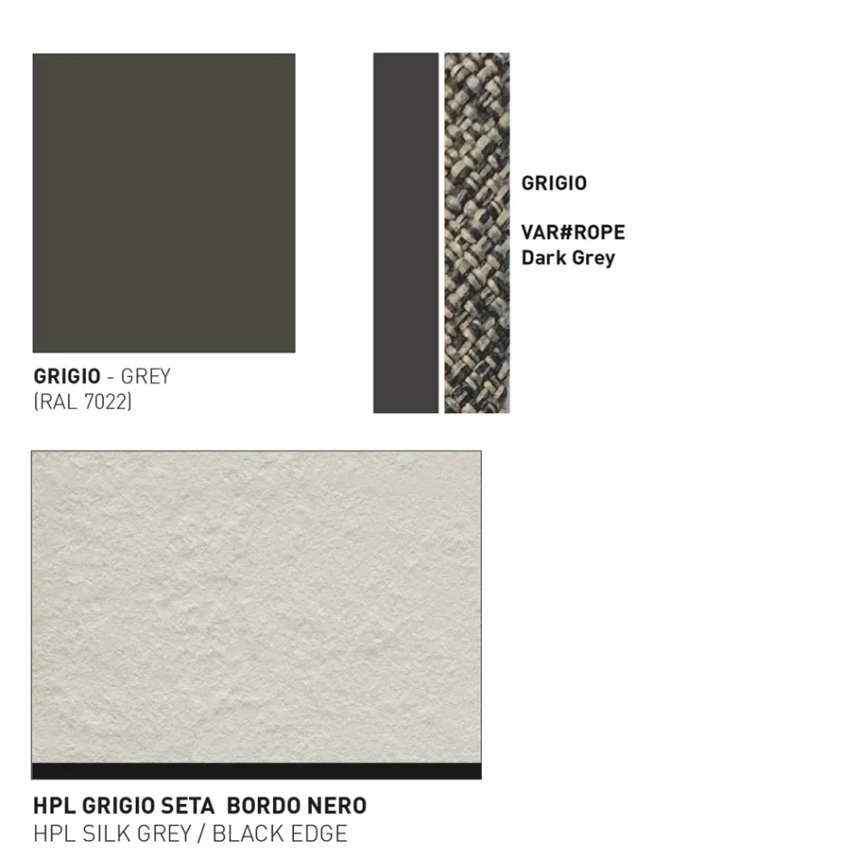 Tavolina e ulët Hpl ose Qeramike Prodhuar në Itali - Emmacross nga Varaschin Viadurini