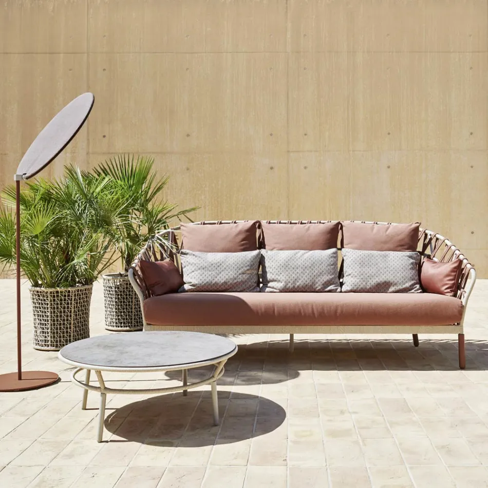 Tavolinë e ulët Hpl Top ose Qeramikë Prodhuar në Itali - Emmacross nga Varaschin Viadurini