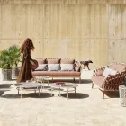 Tavolina e ulët Hpl ose Qeramike Prodhuar në Itali - Emmacross nga Varaschin Viadurini