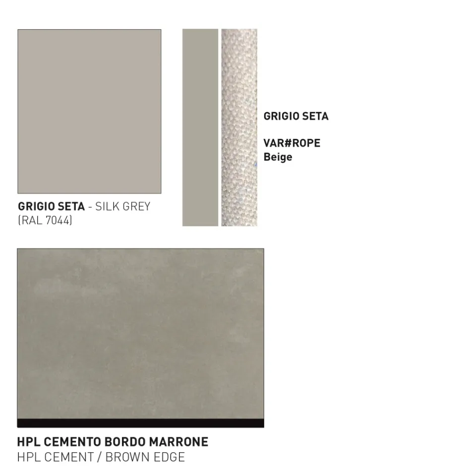 Tavolinë e ulët Hpl Top ose Qeramikë Prodhuar në Itali - Emmacross nga Varaschin Viadurini