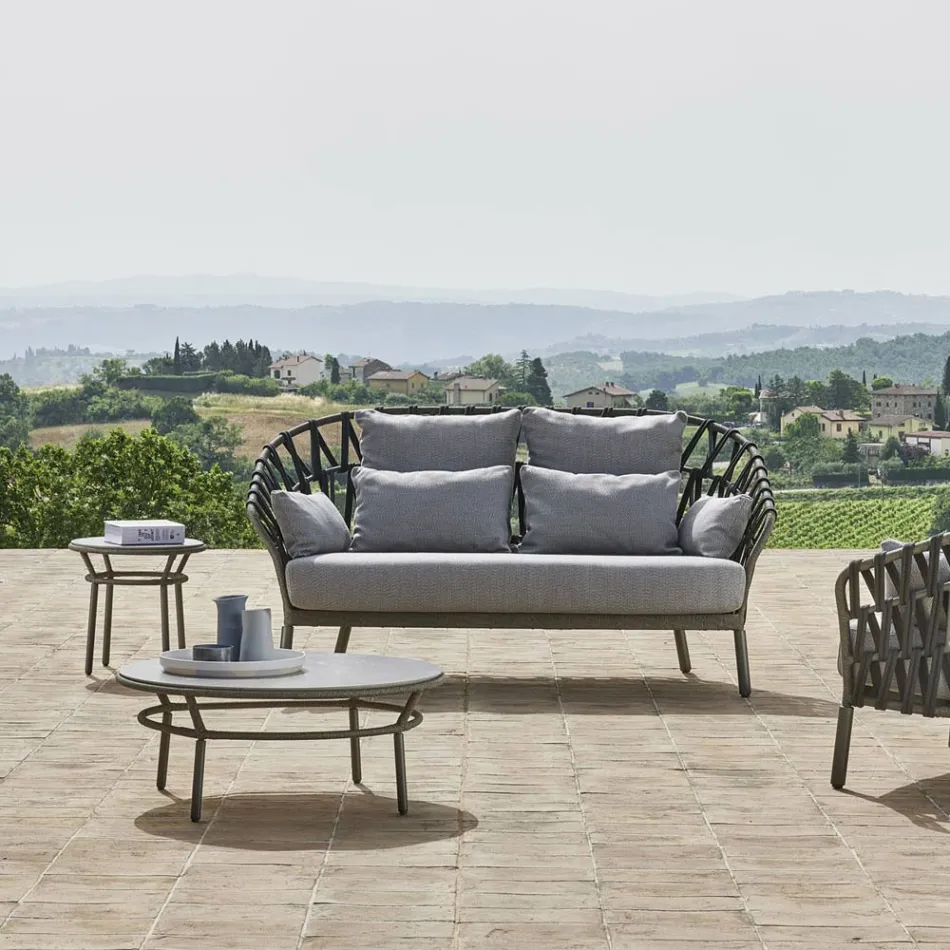 Tavolinë e ulët Hpl Top ose Qeramikë Prodhuar në Itali - Emmacross nga Varaschin Viadurini