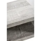 Tavolinë e riciklueshme pranë shtratit prej pleksiglasi dhe druri - Pascoli Viadurini