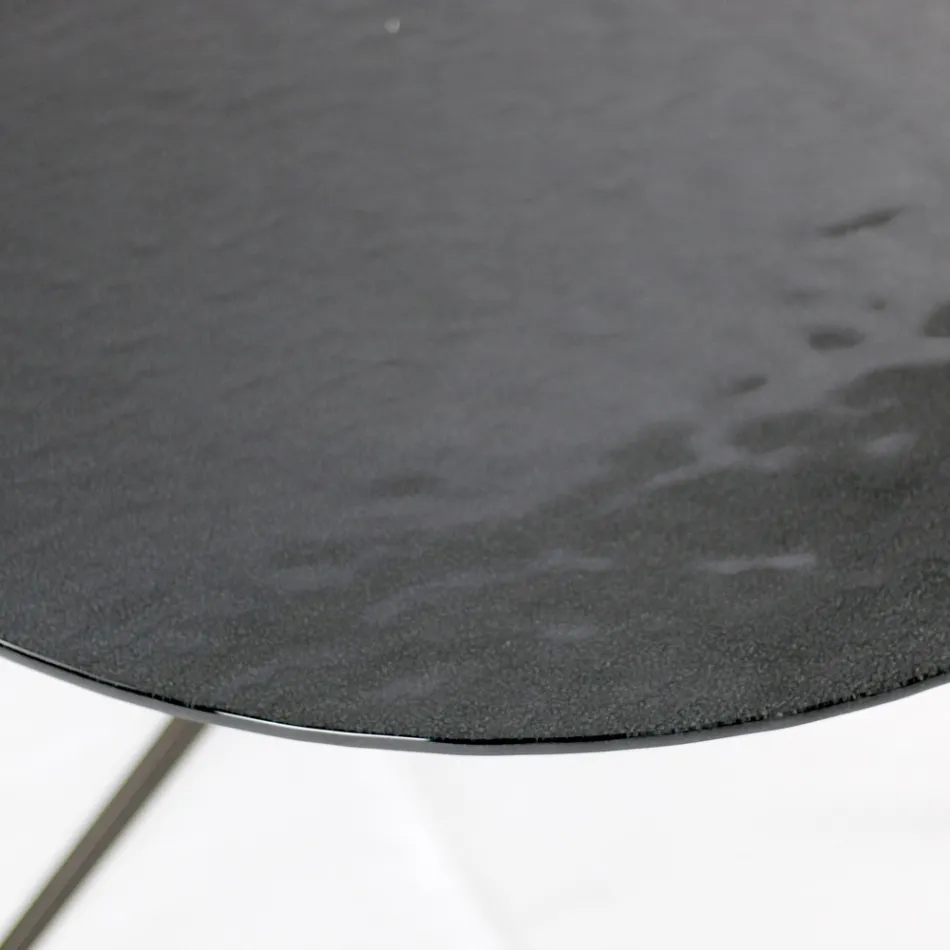 Tavolinë kafeje me majë të rrumbullakët Made in Glass Made in Italy - Siste Viadurini