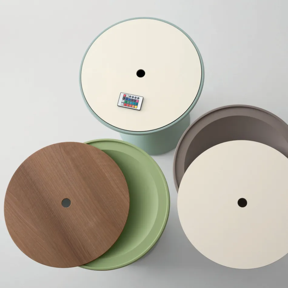 Enë tavoline kafeje për dhomën e ndenjes në polietileni Prodhuar në Itali - Acuto Viadurini