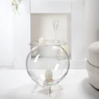 Tavolinë kontejnerësh me shumë përdorime në pleksiglas transparent, Prodhim në Itali - Scar Viadurini