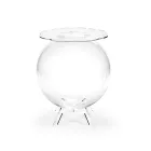 Tavolinë kontejnerësh me shumë përdorime në pleksiglas transparent, Prodhim në Itali - Scar Viadurini