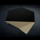 Tavolinë kafeje në dizajn metalik me dy ton, lazer kafeje prerë Ruche Viadurini