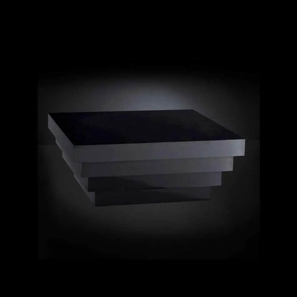 Dizajni i tryezës së kafesë Siluetë kafeje fibër druri Kadeau Viadurini